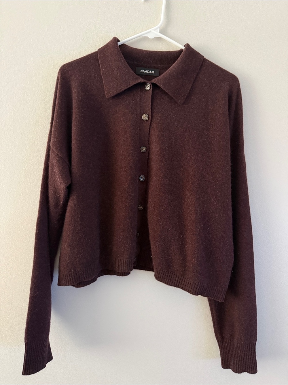 NAADAM Oversized Cashmere Rugby Polo (medium)